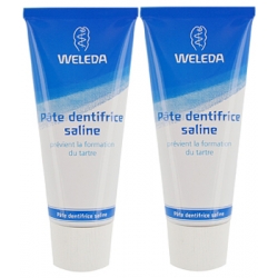 Duo Pâte dentifrice saline anti tartre 2 x 75 ml - Weleda