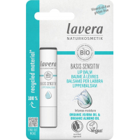 Baume à lèvres Basis Sensitiv Jojoba  bio et amande bio 4.5 g - Lavera peaux sensibles  Aromatic Provence