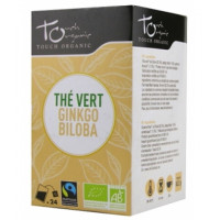 thé vert au Ginkgo 24 infusettes Touch Organic, Touch Organic, tonus et protection aromatic provence