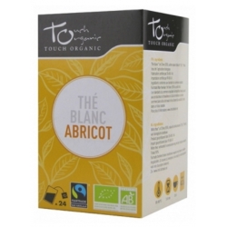 Thé Blanc bio à l'abricot 24 sachets -Touch Organic