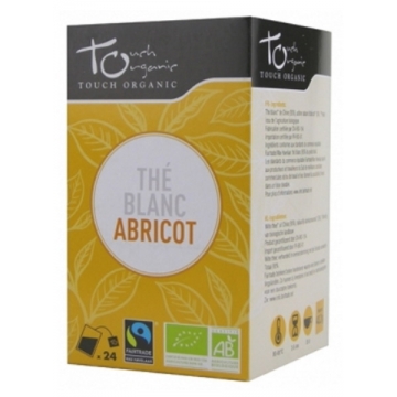 Thé Blanc bio à l'abricot 24 sachets -Touch Organic