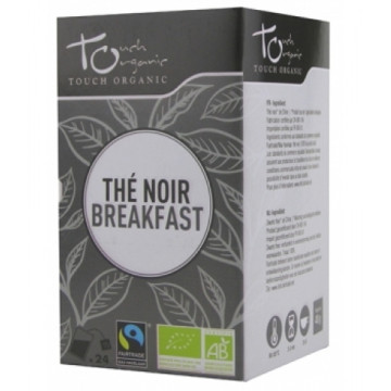 Thé Noir breakfast bio 24 sachets -Touch Organic