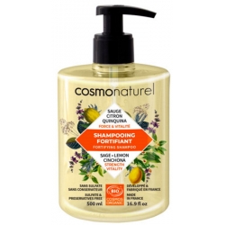Shampooing bio Fortifiant quinquina sauge 500 ml - Cosmo Naturel