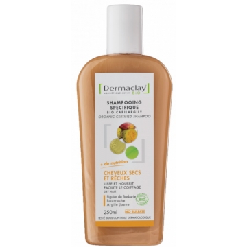 Shampooing traitant Cheveux secs et rêches 250 ml - Dermaclay