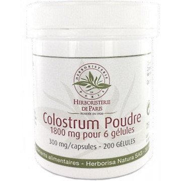 Colostrum Poudre 200 Gélules - Herboristerie de Paris