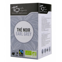 Thé noir Earl Grey bio 24 sachets - Touch Organic bergamote Aromatic Provence