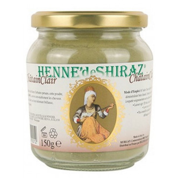 Coloration végétale Châtain Clair 150 gr - Henné de Shiraz Beliflor
