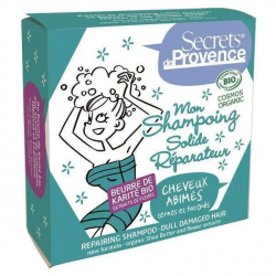 Mon shampoing solide réparateur pour Cheveux Abîmés et Ternes 85 gr - Secrets de Provence
