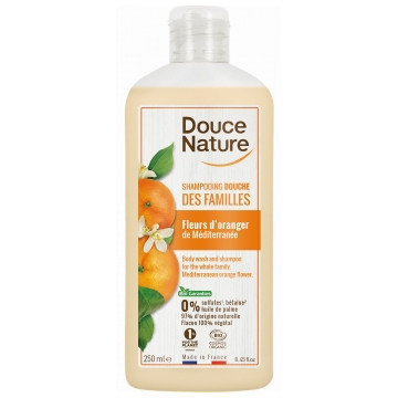 Shampoing Douche des familles Fleurs d'oranger 250ml - Douce Nature