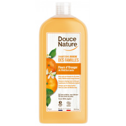 Shampoing douche des familles Fleur d'Oranger Méditerranée 1L - Douce Nature