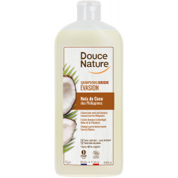 Shampoing douche evasion Noix de Coco des Philippines 1L - Douce Nature