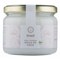 Huile de Coco extra vierge 250 gr - Khadi coco du kerala soin capillaire Aromatic Provence