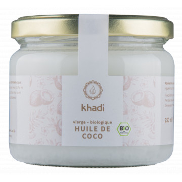 Huile de Coco extra vierge 250 gr - Khadi