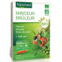 Minceur brûleur Thé Vert Café Vert guarana Reine des prés Bio 20 ampoules - Naturland Aromatic Provence