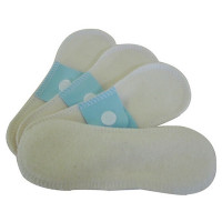 Lot 4 protèges slips mini (16x5 cm) en coton bio - Lulu Nature - Hygiene bio - Aromatic Provence