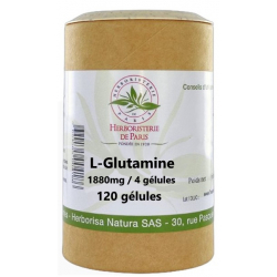 L Glutamine 120 Gélules Herboristerie de Paris
