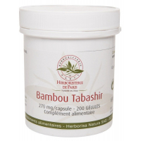 Bambou Tabashir 200 gélules - Herboristerie de Paris silicium organique Aromatic Provence