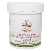 Echinacée Cat's claw Extrait de pépins de pamplemousse Maïtaké 200 Gélules - Herboristerie de Paris Aromatic Provence
