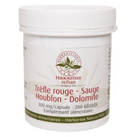 Trèfle rouge Sauge Houblon Dolomite 200 Gélules - Herboristerie de Paris Ménopause Aromatic Provence