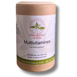 Multi Vitamines et minéraux 90 Gélules - Herboristerie de Paris