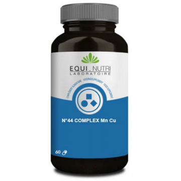 No 44 Complex Manganèse Cuivre Mn Cu 60 gélules végétales - Equi Nutri