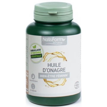 Huile d'onagre 120 capsules - Nat et Form