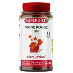 Vigne Rouge bio 90 gélules - Super Diet