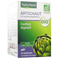 Artichaut Bio 75 Gélules Végécaps - Naturland foie vésicule biliaire digestion Aromatic provence