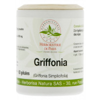 Griffonia simplicifolia fruit 320mg 60 Gélules - Herboristerie de Paris 5 HTP sérotonine Aromatic provence