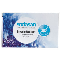  Savon détachant naturel orange 100gr - Sodasan,   Soin du linge - Détachants,  Entretien bio de la Maison