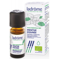 Huile essentielle bio menthe poivrée Ladrôme, menthe poivrée 10 ml ladrome, huiles essentielles Aromatic provence