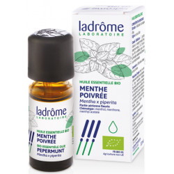 Huile essentielle bio Menthe poivrée 10ml - Ladrôme