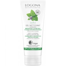 Gel gommant menthe bio et acide salicylique 100ml - Logona