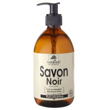 Savon Noir Douche à l'Eucalyptus 500ml - Naturado