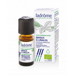 Huile essentielle bio Basilic à Linalol - Ladrôme