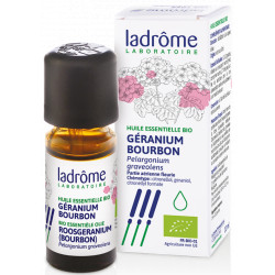 Huile essentielle bio Géranium Bourbon - Ladrôme