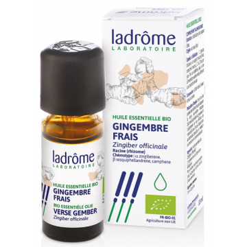 Huile essentielle bio Gingembre - Ladrôme