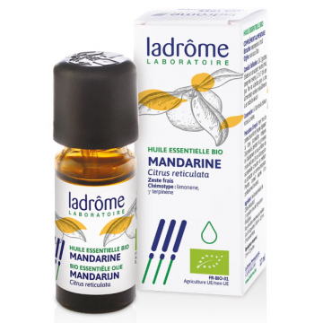 Huile essentielle bio Mandarine - Ladrôme