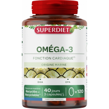 Omega 3 - 120 capsules - Super Diet