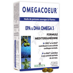 Omegacoeur EPA DHA 60 capsules - Holistica