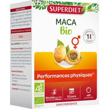 Maca Bio 90 comprimés - Super Diet