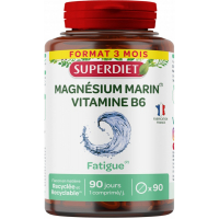 Magnésium marin Super Diet, Magnésium marin B6 90 comprimés- aromatic provence