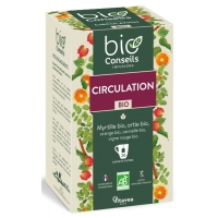 Infusion Circulation Bio 20 sachets - Bio Conseils vigne rouge jambes légères Aromatic provence