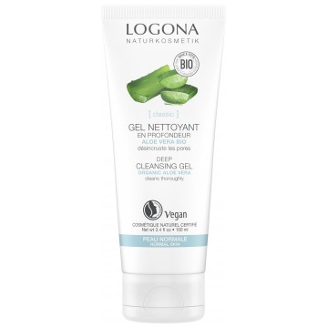 Gel nettoyant aloe vera bio 100ml Logona