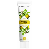 Dentifrice Citron bio Cosmo naturel 75ml - Cosmo Naturel - Dentifrice blanchissant bio