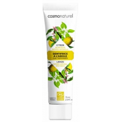 Dentifrice Citron bio blanchissant 75ml - Cosmo Naturel