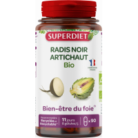 Radis Noir et Artichaut gélules d'origine végétale Bio Super Diet, foie Aromatic provence