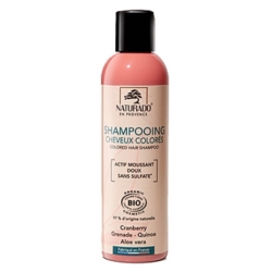 Shampoing cheveux colorés sans sulfate 200 ml - Naturado