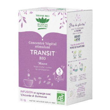 Tisane BIO Transit et digestion , concentré végétal stimulant