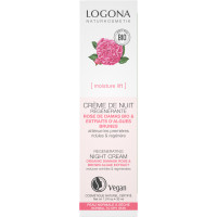 Crème nuit régénérante rose de Damas bio et Kalpariane 30ml - Logona